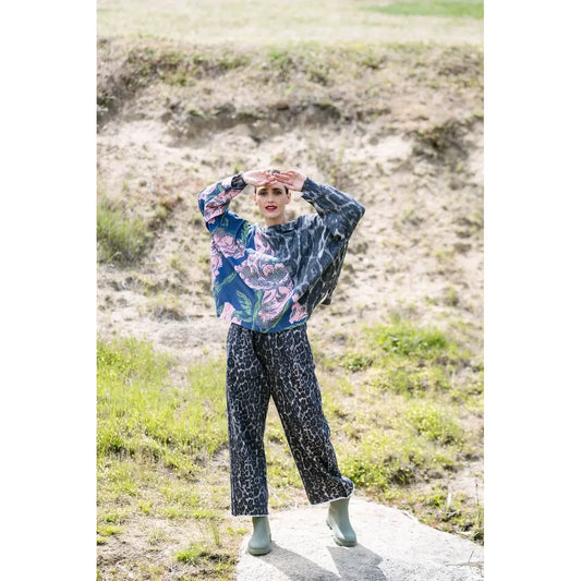 M.A Dainty Gauge Pant - Snow Leopard