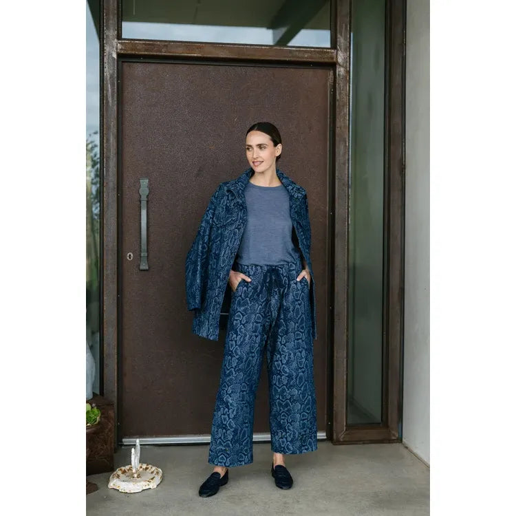 M.A Dainty Trucker Jean - Denim Snake