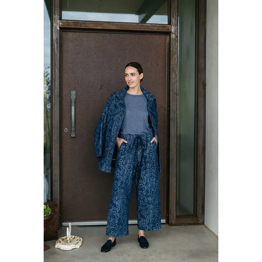 M.A Dainty Trucker Jean - Denim Snake