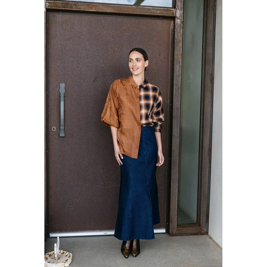 M.A Dainty Mermaid Skirt - Denim