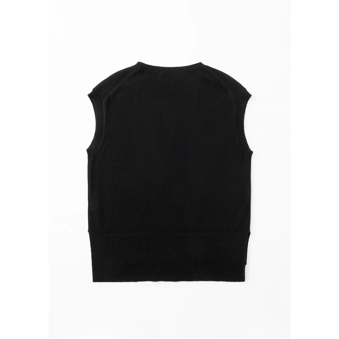 ALEGER Cashmere Longline Tank 345 - Black