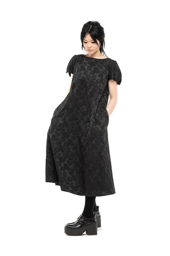 Nom*D Maidens Dress - Black Leaf