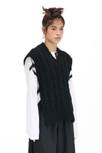 Nom*d Cable-Tie Warmer Vest - Black