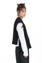 Nom*d Cable-Tie Warmer Vest - Black
