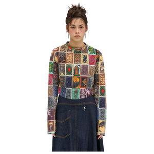 Nom*d Theatre Long Sleeve Top - Fortuna Print
