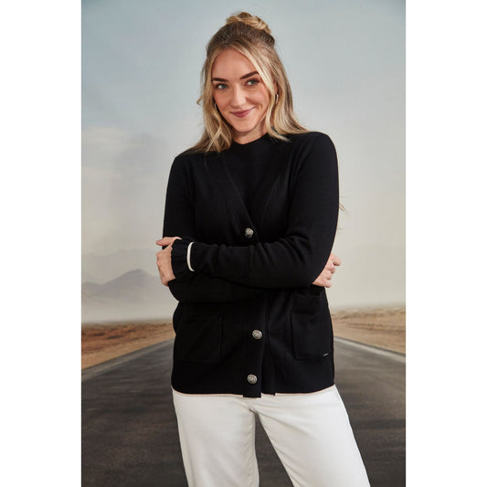 Verge Oblige Cardigan - Black