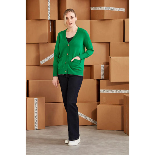 Verge Oblige Cardi - Grass