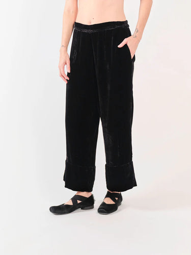 Label Label Velvet Leeton Pant - Black