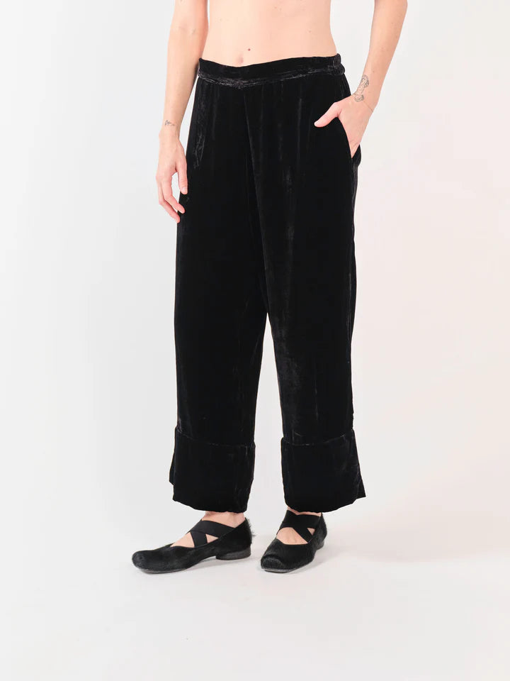 Label Label Velvet Leeton Pant - Black