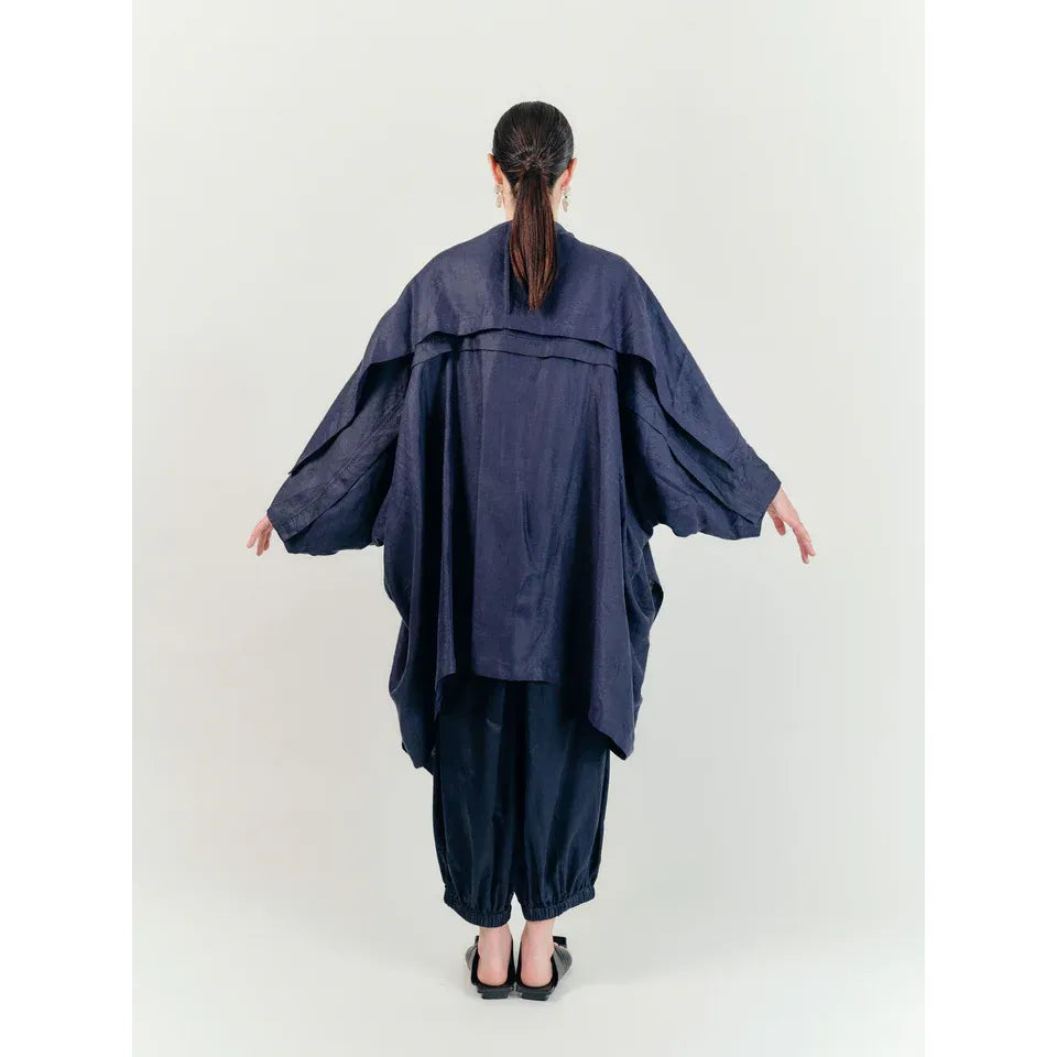 Label Label Akita Coat - Navy