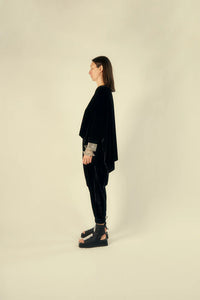 Label Label Velvet Bidwell Top - Black