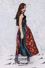 M.A Dainty Parted Skirt - Multi Brocade