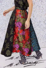 M.A Dainty Parted Skirt - Multi Brocade