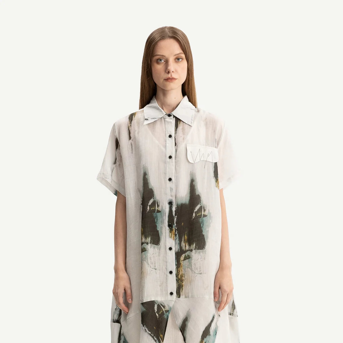 Bone & Arrow Marlie Shirt Dress - Print