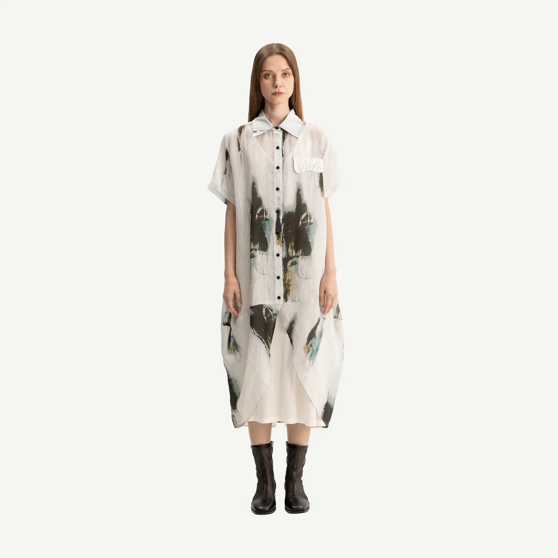 Bone & Arrow Marlie Shirt Dress - Print