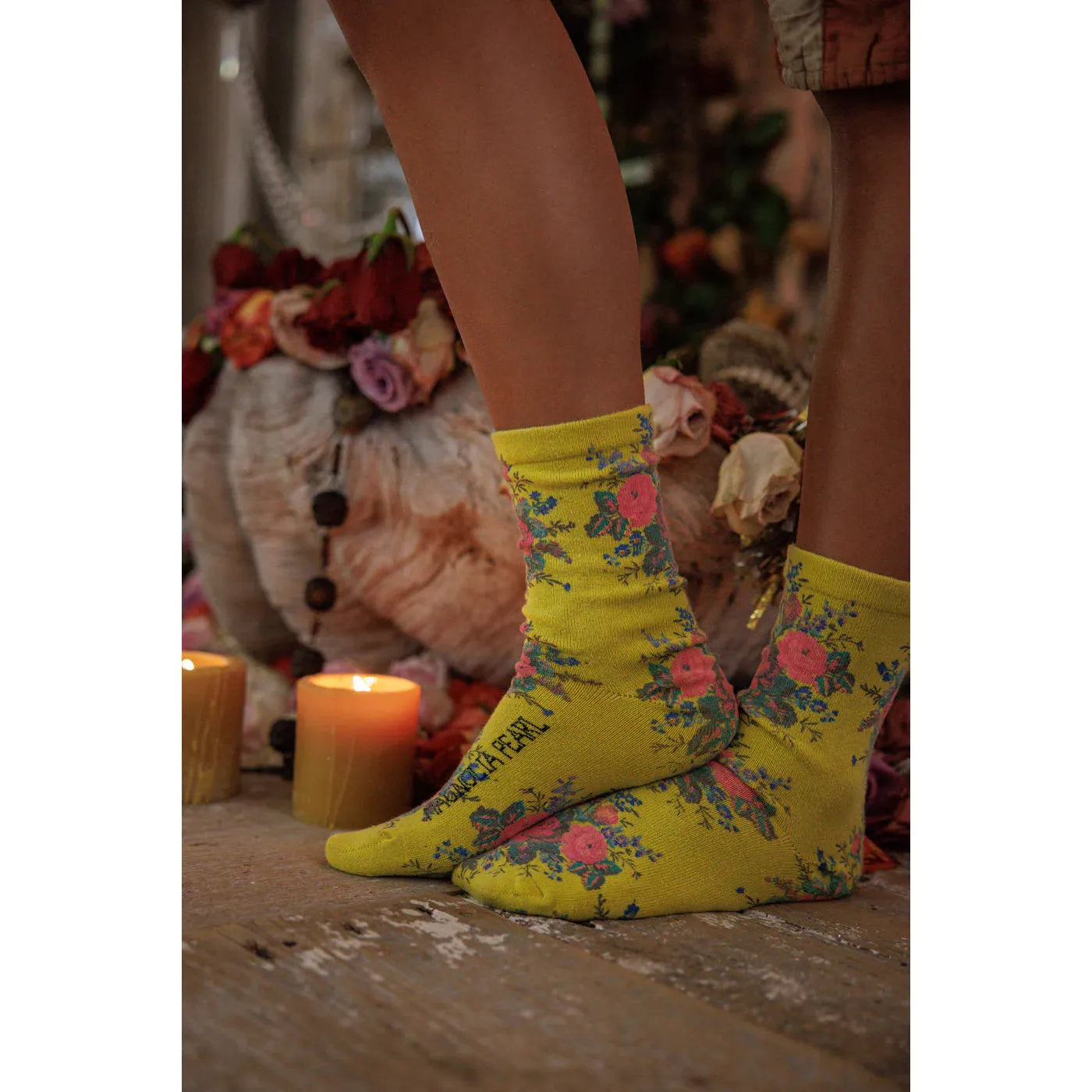 Magnolia Pearl Floral MP Socks 141 - Curtsy