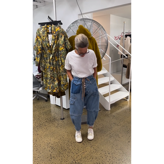 M.A Dainty Trucker Jean - Blue Denim