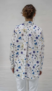 Hannoh + Wessel Carletta Shirt - Blue Floral