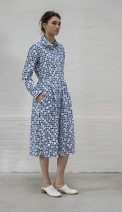 Hannoh + Wessel Rena Dress - Blue Dots