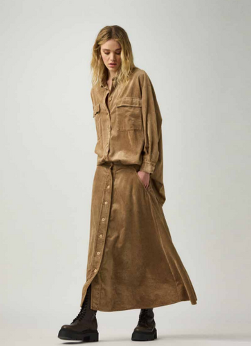 Transit Button Thru Skirt Q266