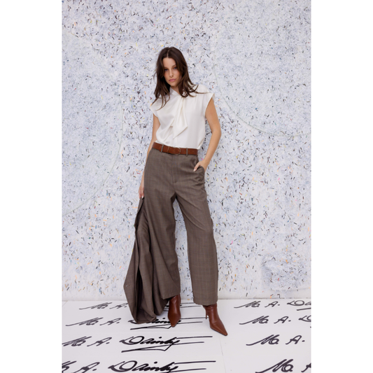 M.A Dainty Norah Top - Crisp Cream