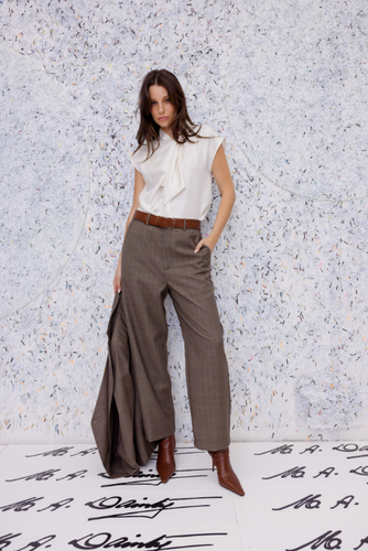 M.A Dainty Norah Top - Crisp Cream