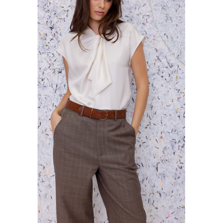 M.A Dainty Norah Top - Crisp Cream