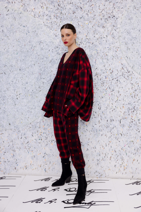 M.A Dainty Checkers Jumper