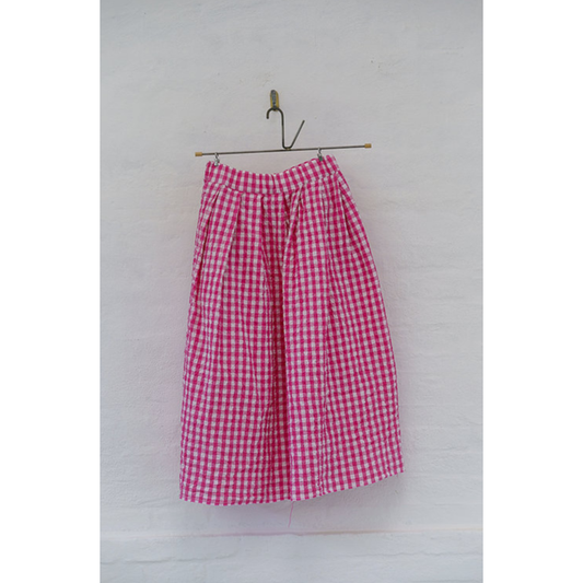 Hannoh + Wessel Joquise Skirt - Azalea Check