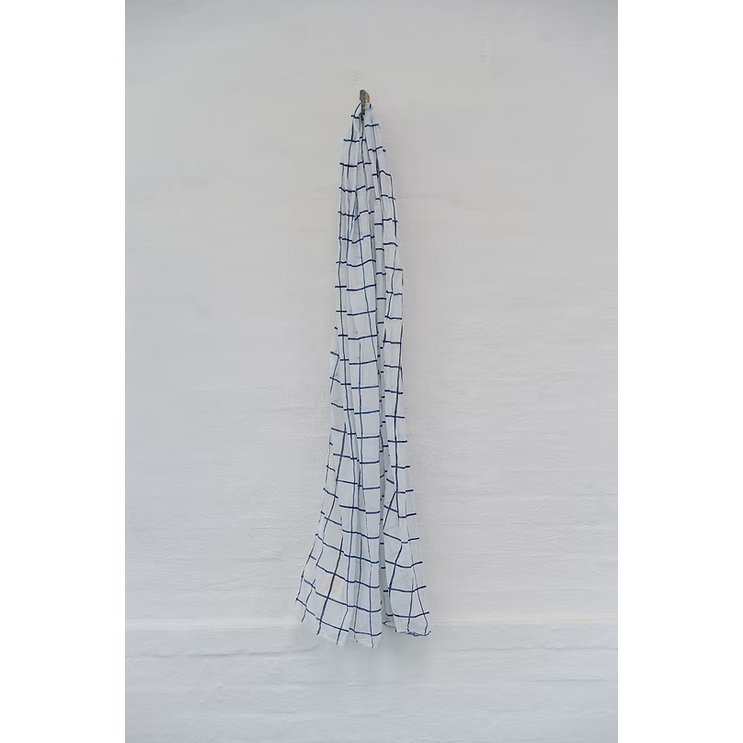 Hannoh + Wessel Saskia Scarf - Blue Check