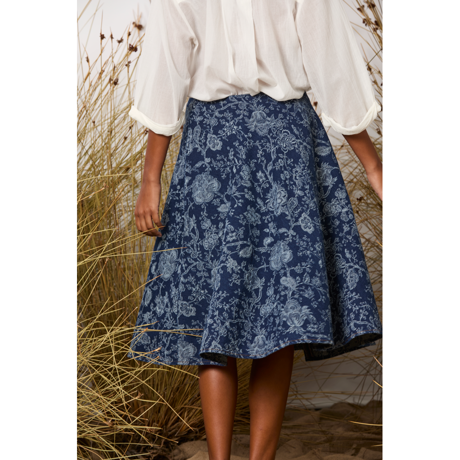 M.A Dainty Fallon Skirt - Orchids