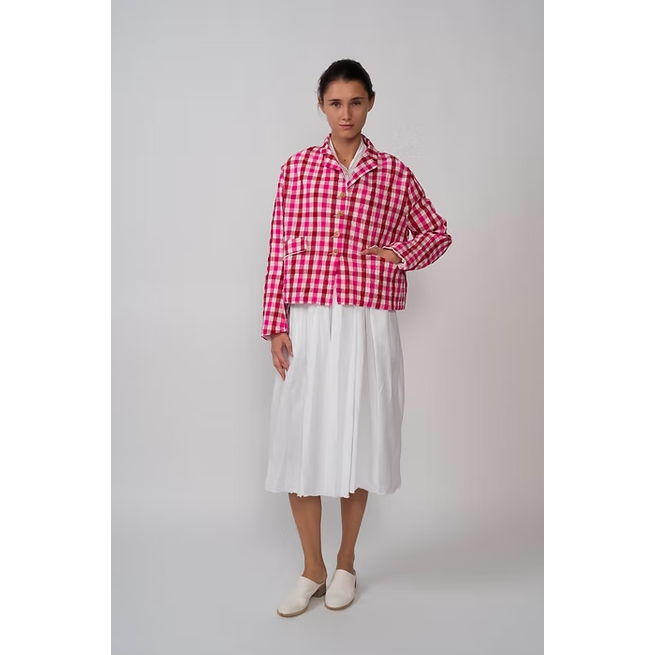 Hannoh + Wessel Juliana Jacket 261 126 - Red/Pink Check