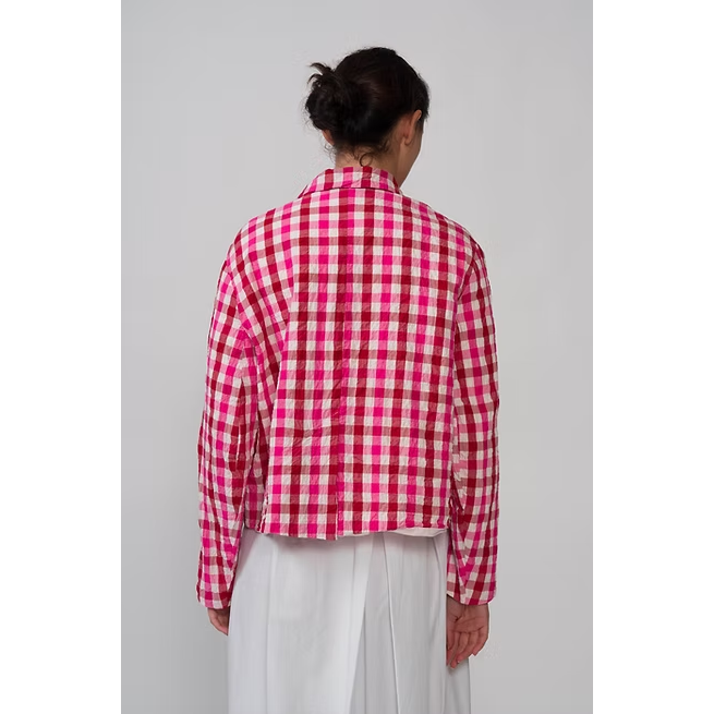 Hannoh + Wessel Juliana Jacket 261 126 - Red/Pink Check