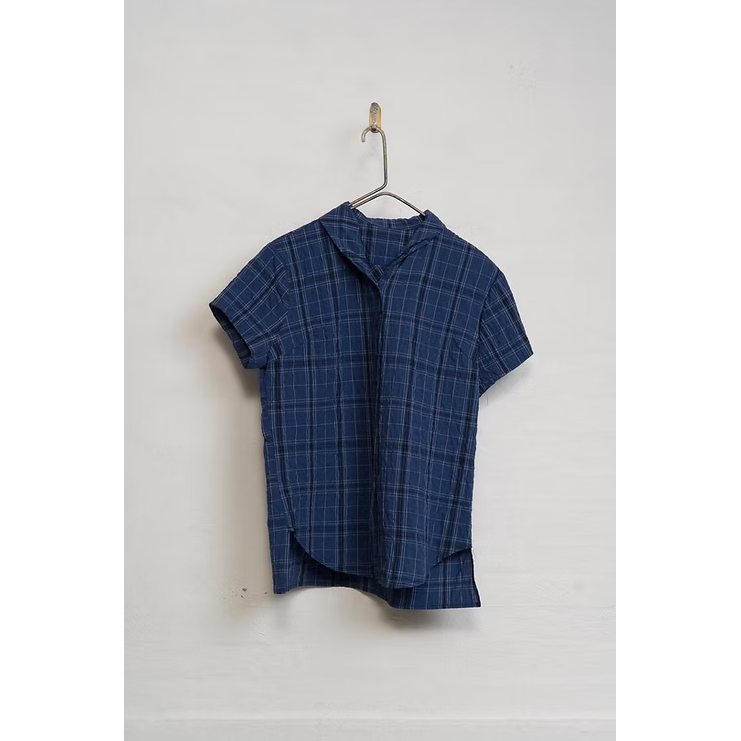 Hannoh + Wessel Serena Shirt 261 130 - Blue Check
