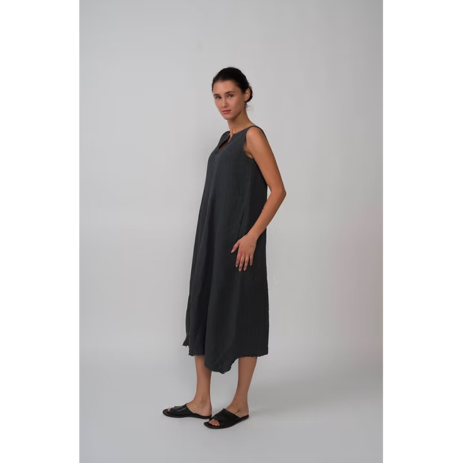 Hannoh + Wessel Denise Dress 261 106 - Zinc