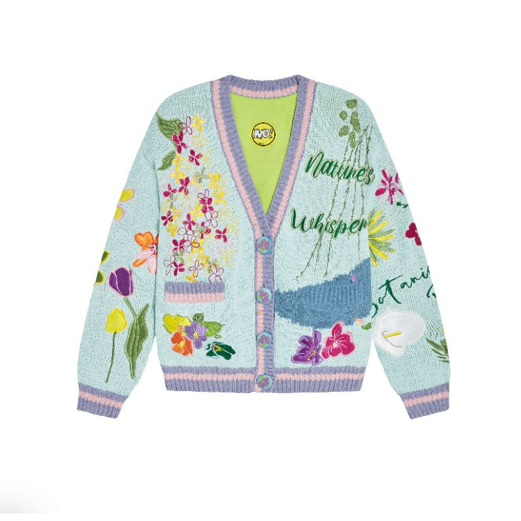 No! Jeans Lost In The Garden Cardigan