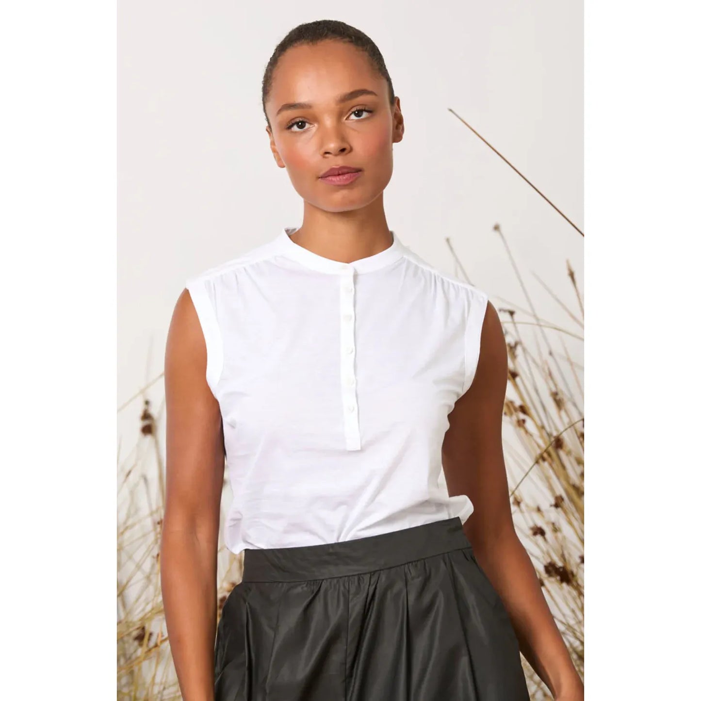 M.A Dainty Stingray Top - White
