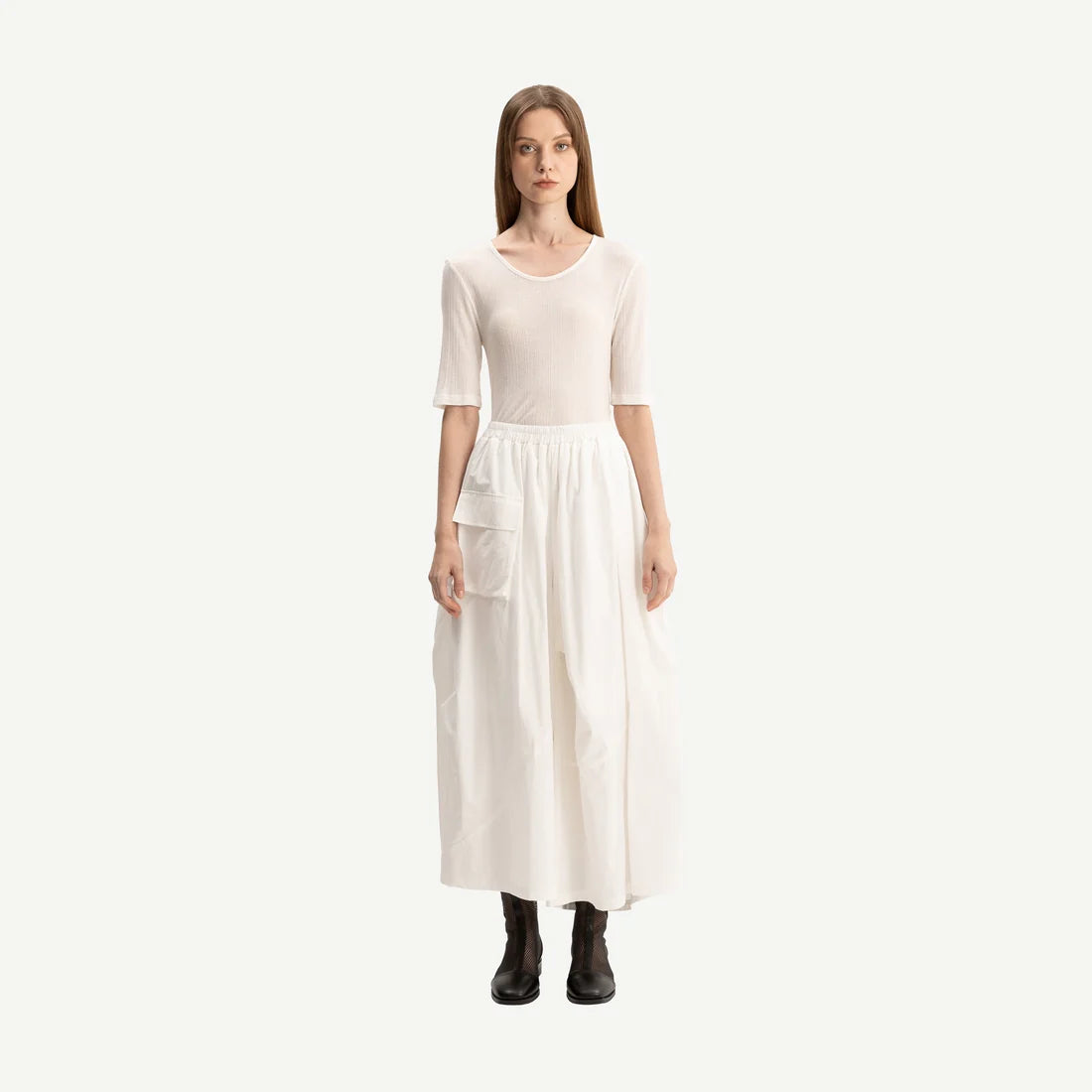Bone & Arrow Luma Pant - White