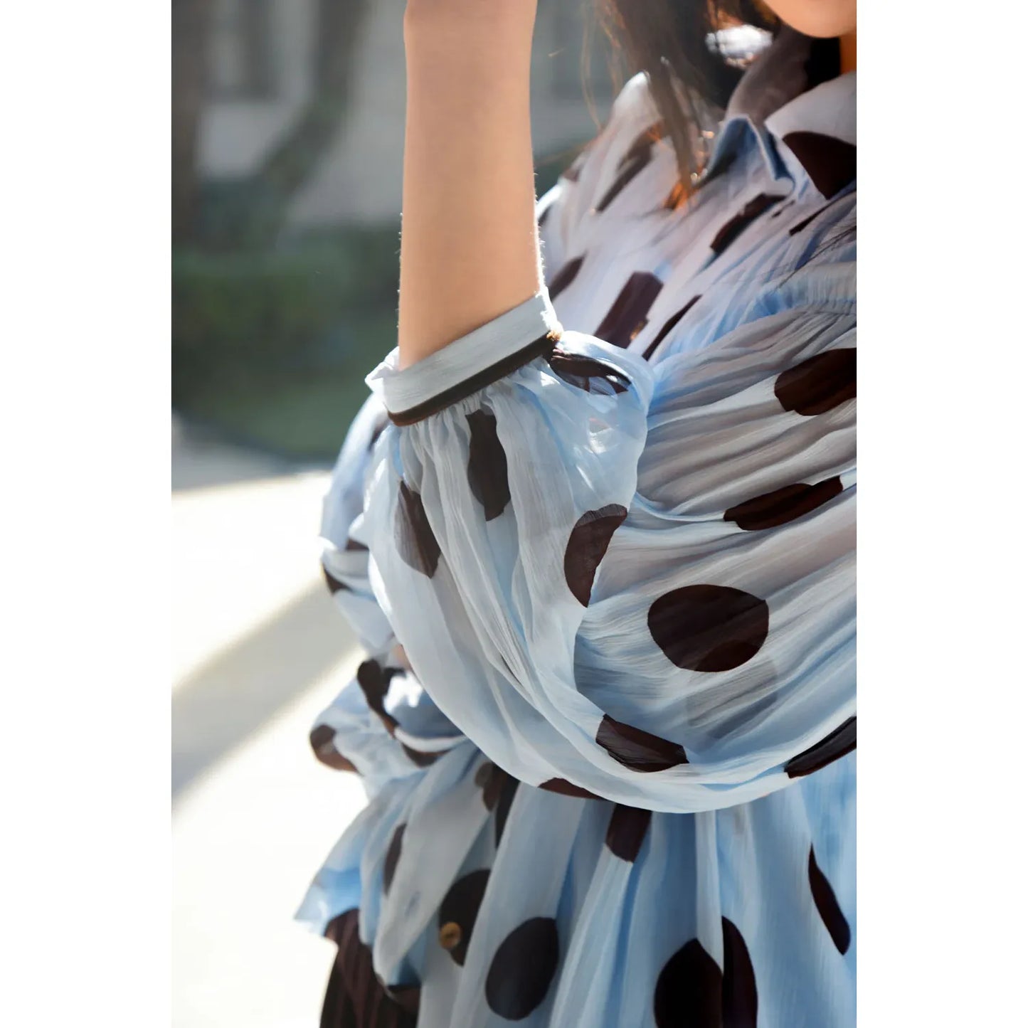 Trelise Cooper Tweedle Dee Blouse - Blue/Spot