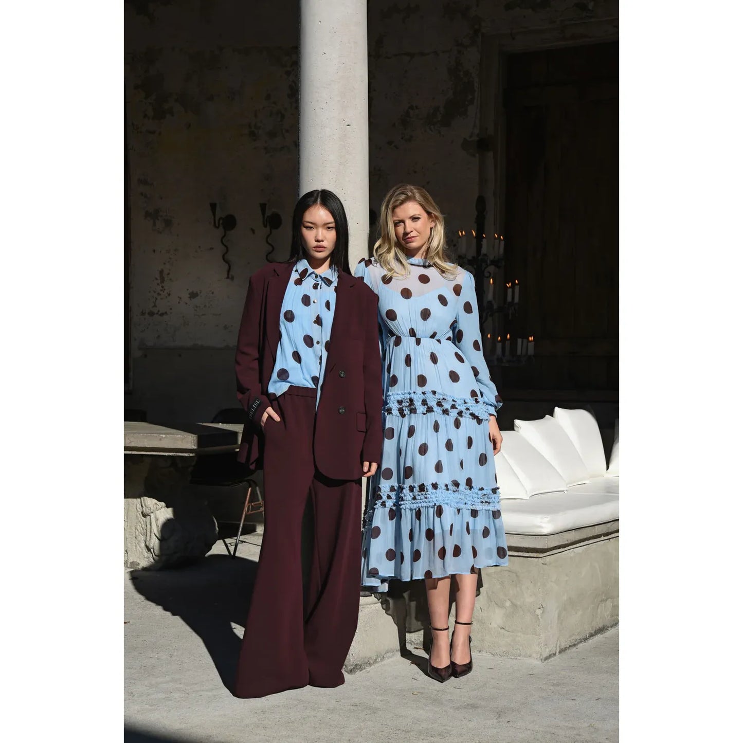 Trelise Cooper Tweedle Dee Blouse - Blue/Spot