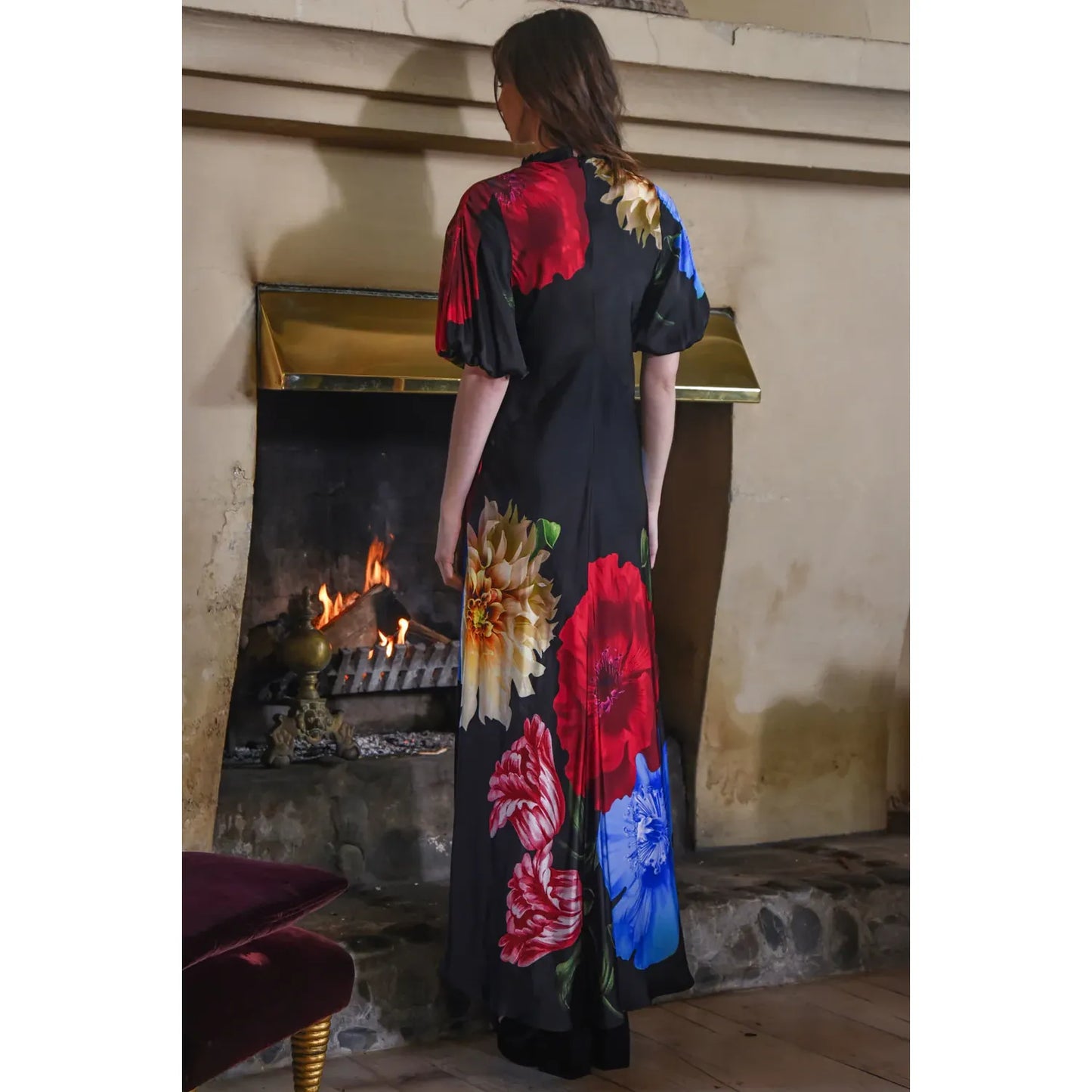 Trelise Cooper In the Limelight Dress - Black Floral