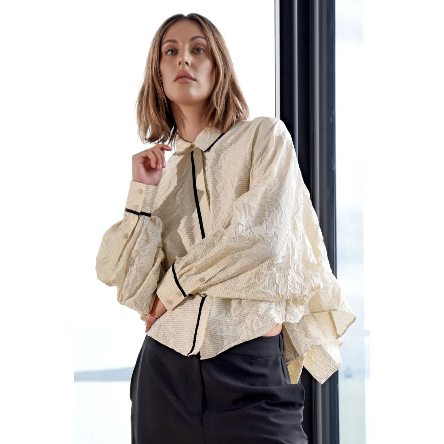 Trelise Cooper All About the Bustle Shirt - Vintage Black