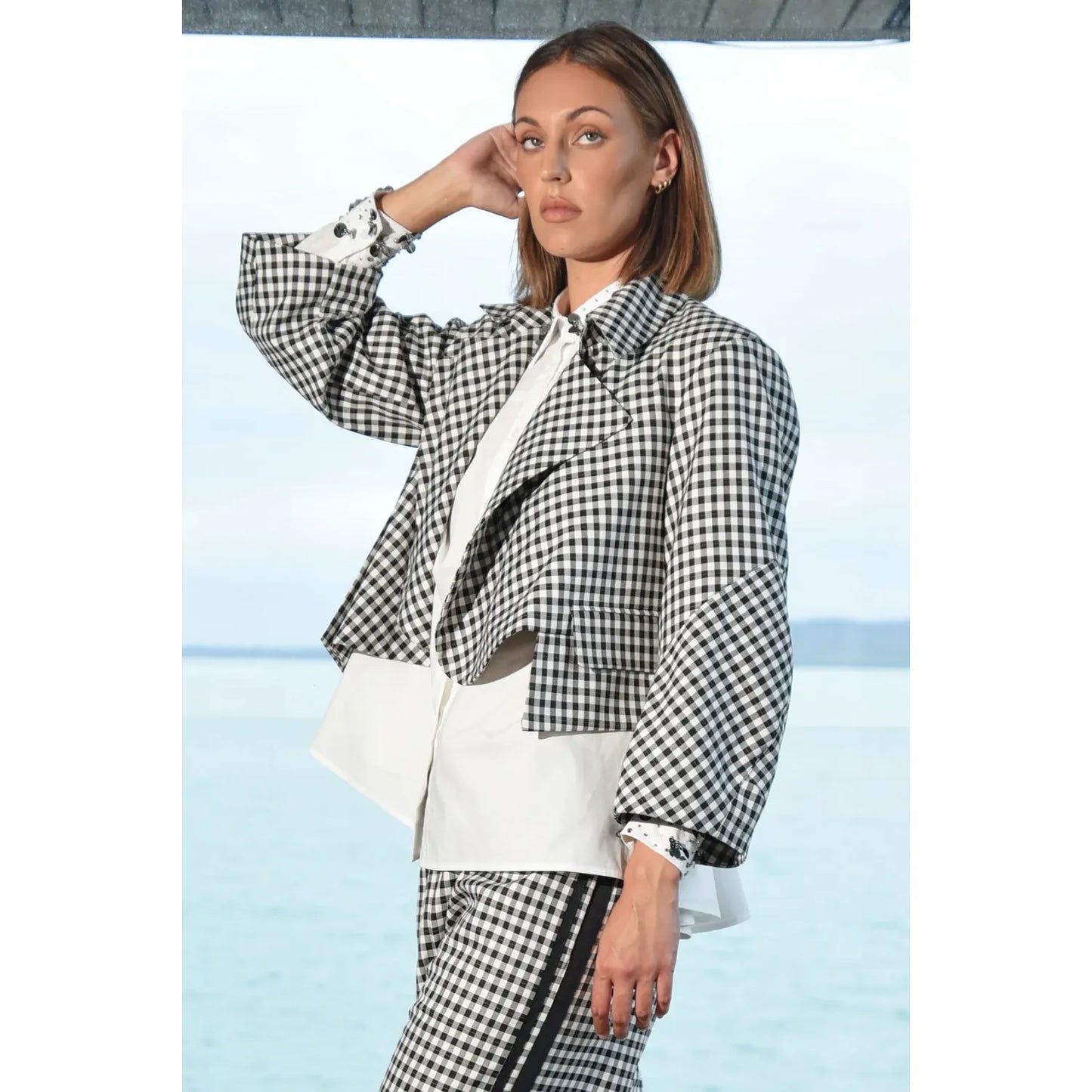Trelise Cooper Art of Me Jacket - Black/Gingham