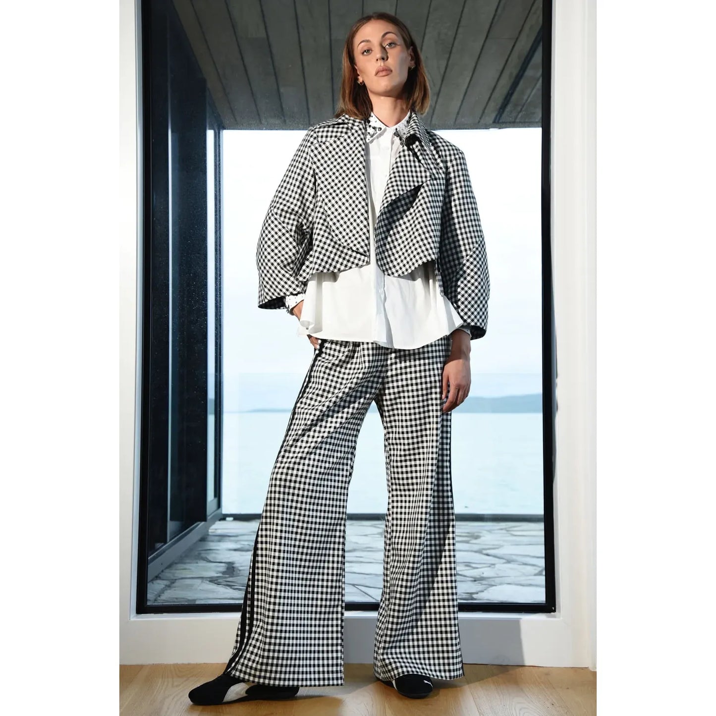 Trelise Cooper Walk and Talk Trouser - Black/White