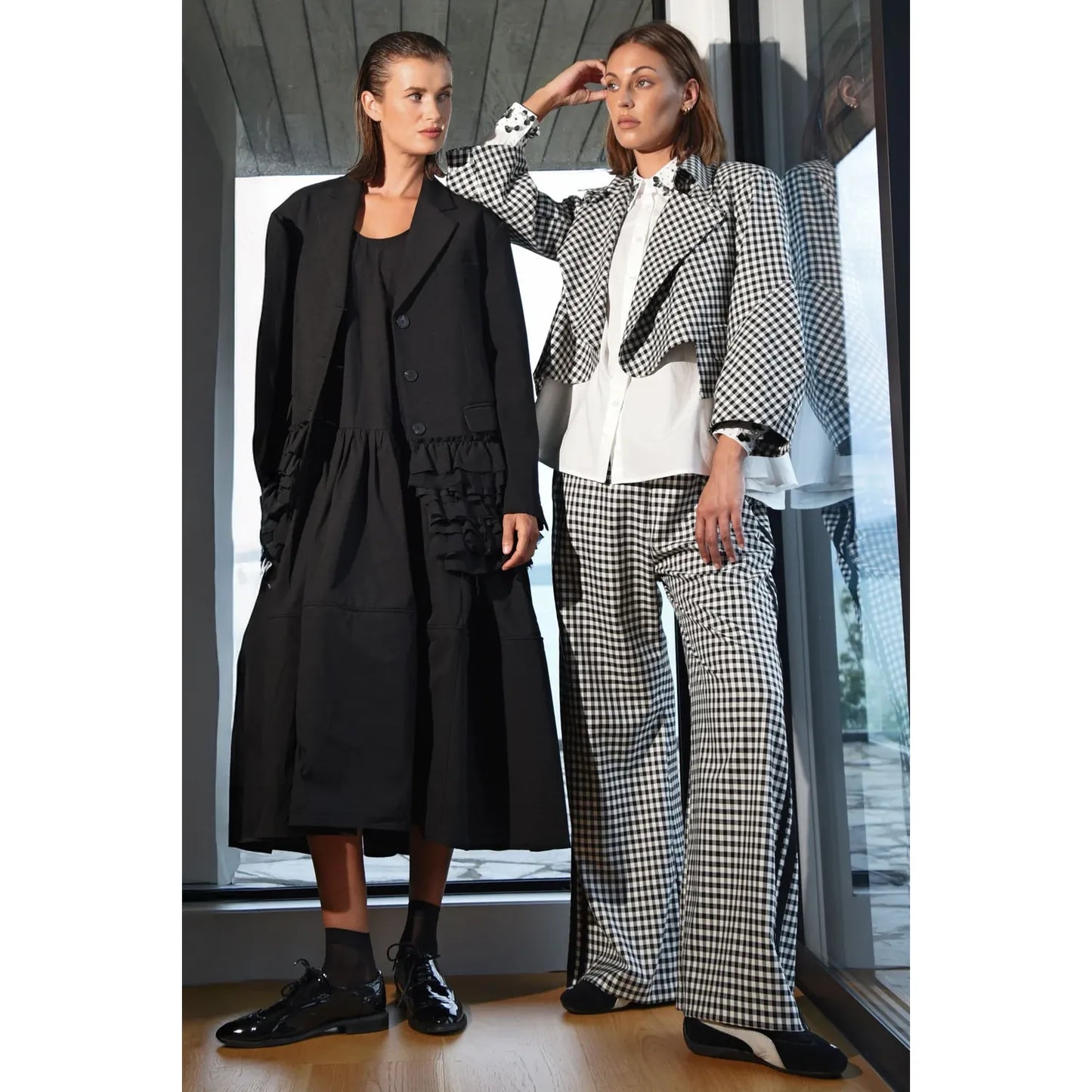 Trelise Cooper Walk and Talk Trouser - Black/White