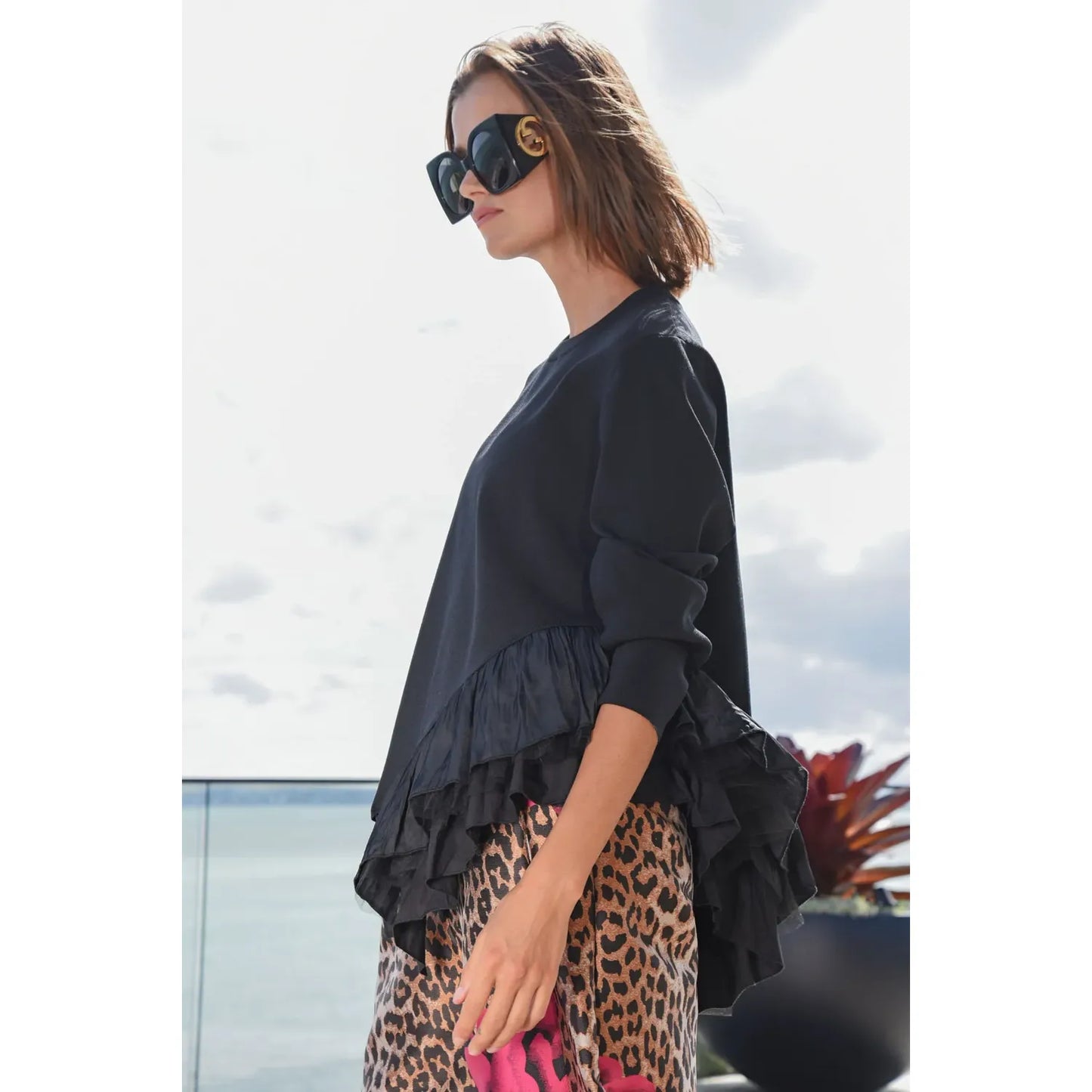 Trelise Cooper Ruffle and Go Jumper - Black