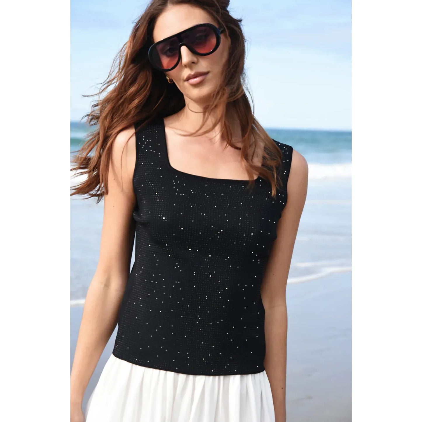 Trelise Cooper Twinkling Sparkle Cami - Black