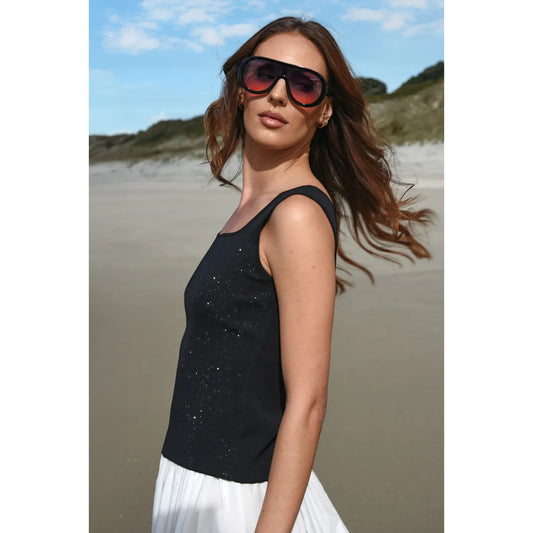 Trelise Cooper Twinkling Sparkle Cami - Black