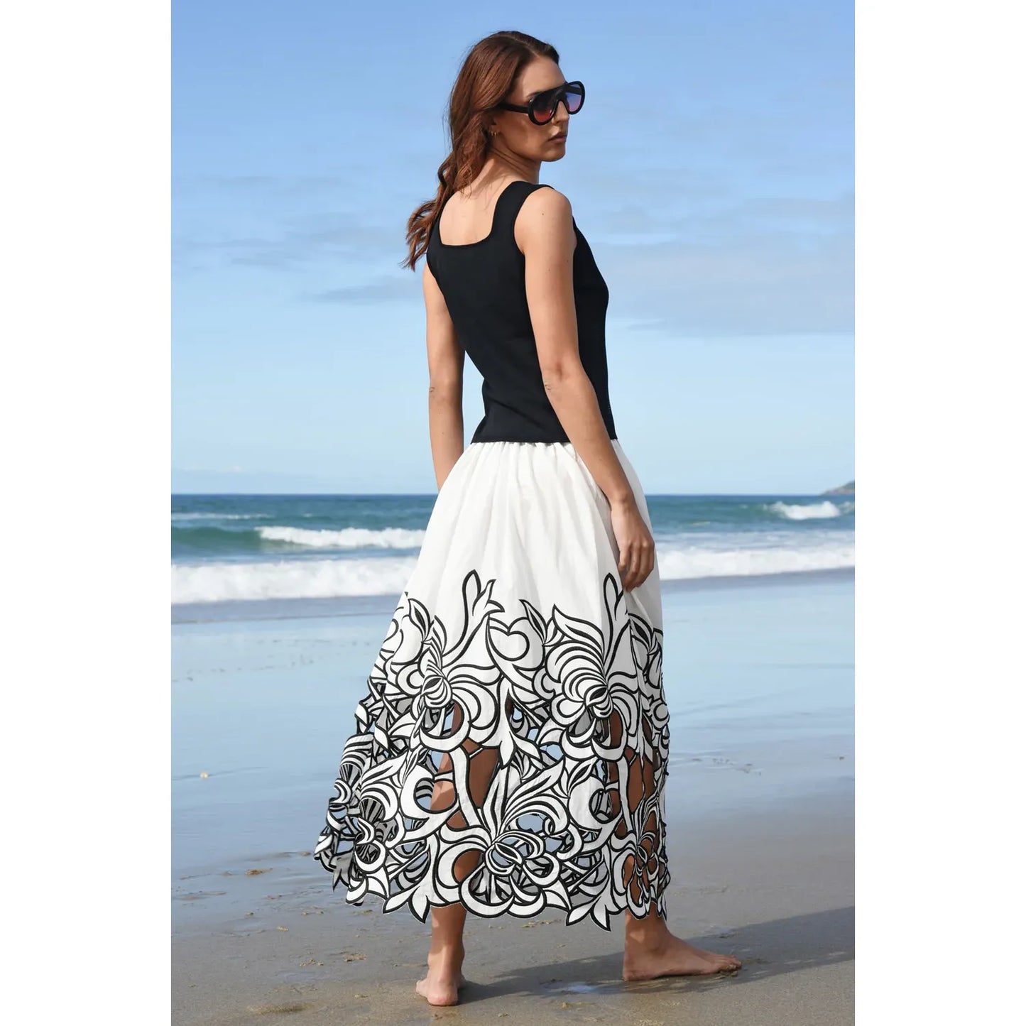 Trelise Cooper Flirty Girl Skirt - White/Black