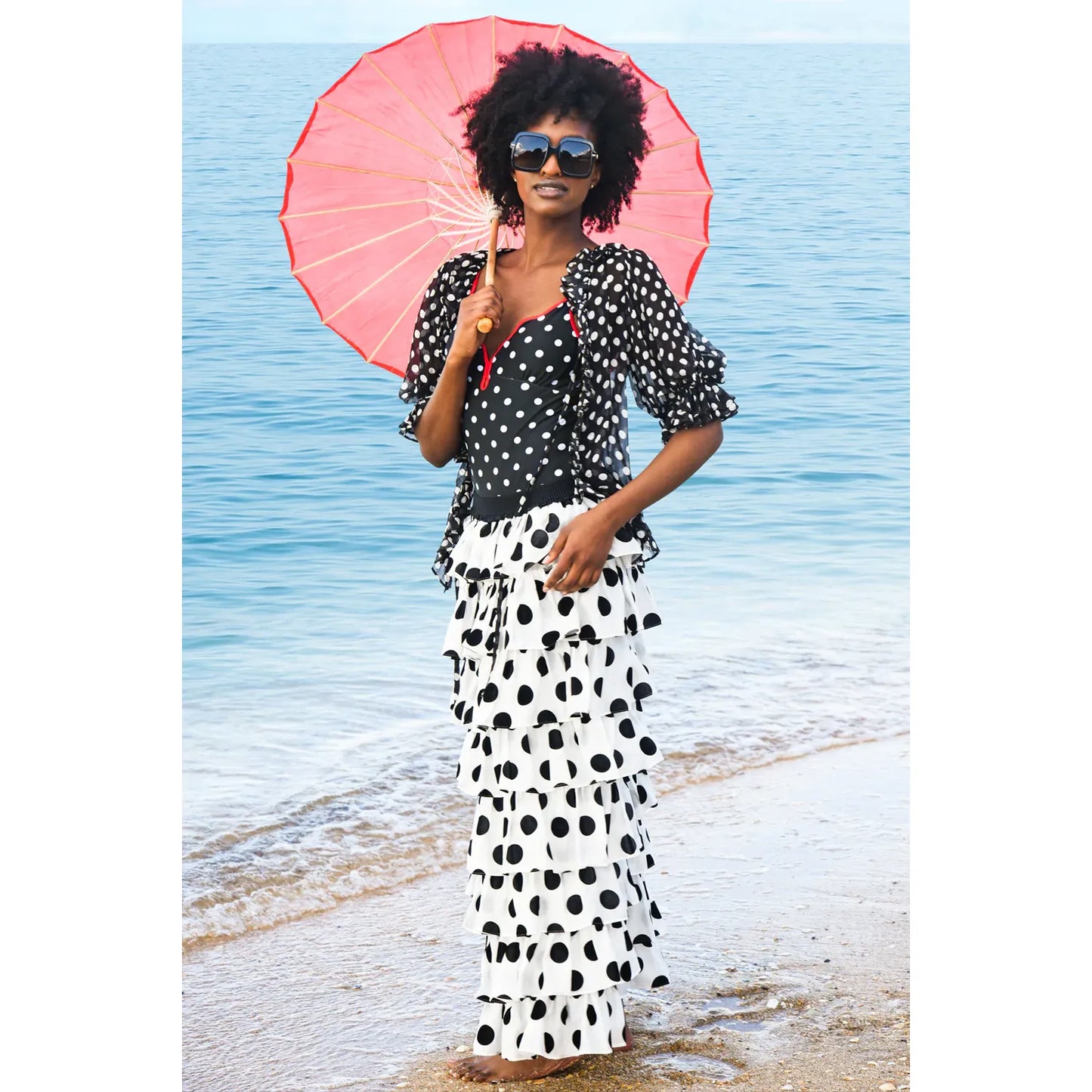 Trelise Cooper Ra De Da Skirt - White/Black